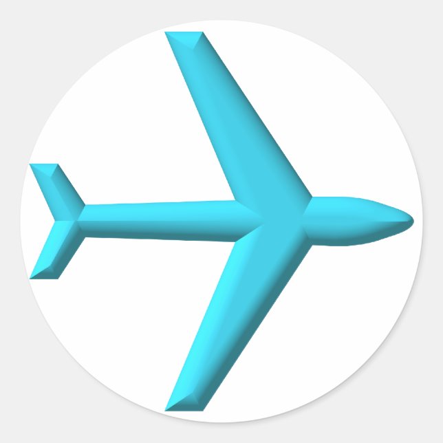 Adesivo Avião/Jato (Frente)