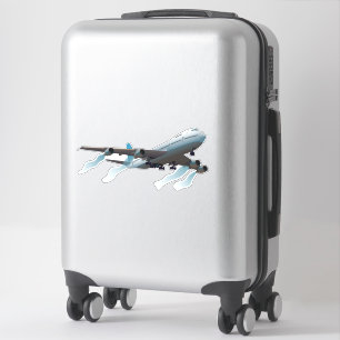 Adesivo Avião. Jumbo jet.