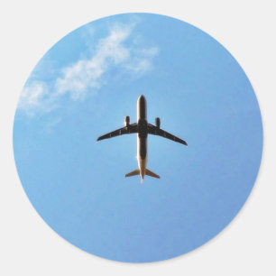 Adesivo Avião no céu