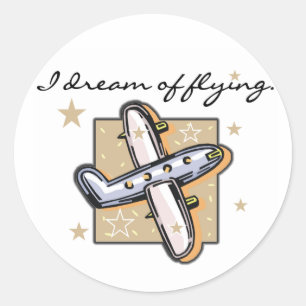 Adesivo Avião que eu sonho do vôo