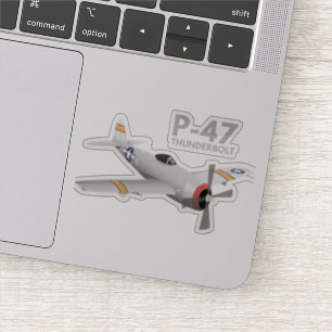 Adesivo Avião Thunderbolt WW2 P-47