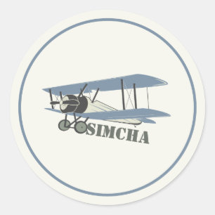 Adesivo Avião Vintage