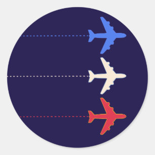 Adesivo aviões aéreos