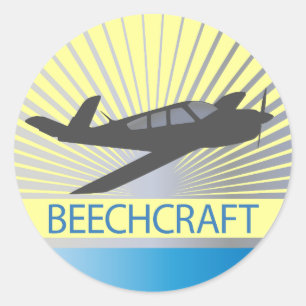 Adesivo Aviões de Beechcraft