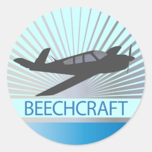 Adesivo Aviões de Beechcraft