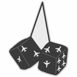 Adesivo Aviões-Piloto Engraçados Felpudo