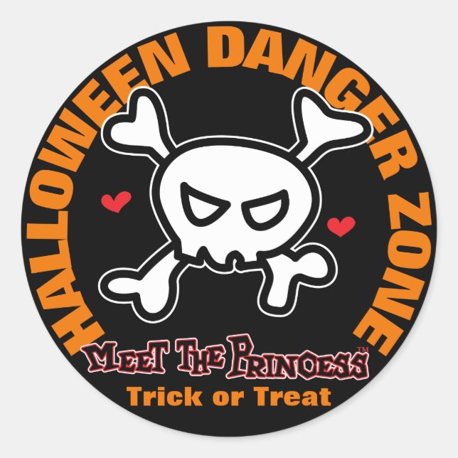 Adesivo Aviso da Princesa (Frente)