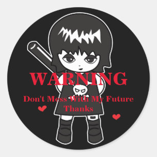 Adesivo Aviso da Princesa