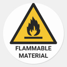 Aviso de material inflamável, Símbolo de risco de 