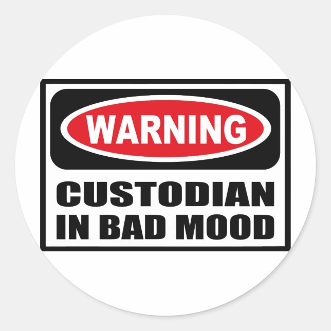 Adesivo Aviso PERSONALIZADO NO MAL-Sticker (Frente)