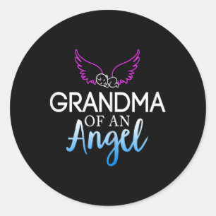 Adesivo Avó De Anjo Senta Mês De Consciência