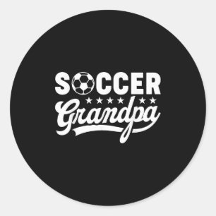 Adesivo Avô de Futebol Engraçado Papai Esportes Vintage Hu