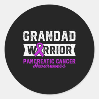 Adesivo Avô De Uma Fita Roxa Pancreática Guerreira