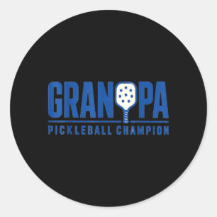 Adesivo Avô Esporte Estilo Paddle de Pickleball Jogador