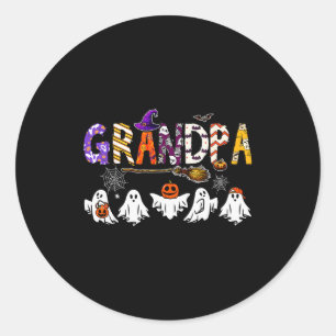 Adesivo Avô Fantasia de Halloween Fantasma Terror Costume