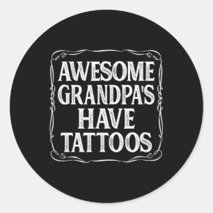 Adesivo Avô Fantástico Tem Tatuagens -