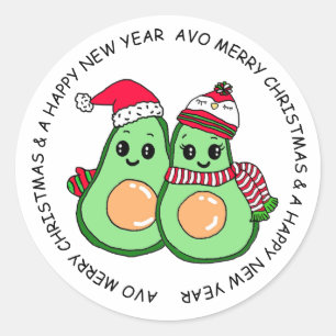 Adesivo Avo Feliz Natal Feriado por Humor