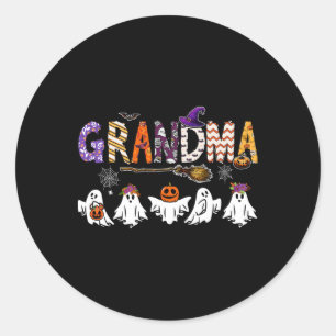 Adesivo Avó Halloween Boo Fantasma Horror Figurino Engraça