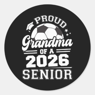Adesivo Avó Orgulhosa De Um Veterano De Futebol Ll Graduat