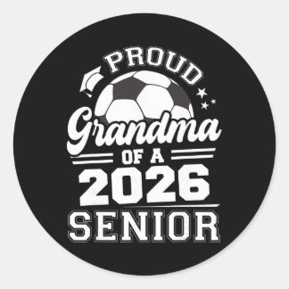 Adesivo Avó Orgulhosa De Um Veterano De Futebol Ll Graduat