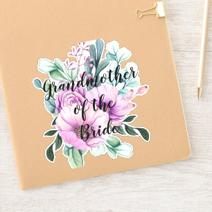 Adesivo Avó personalizada do noivo