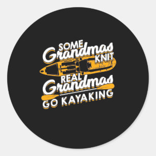 Adesivo Avó Real Vai Kayaking