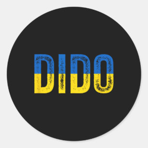 Adesivo Avô Ucraniano Dido Ucrânia Bandeira
