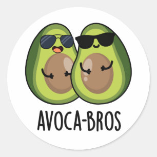 Adesivo Avoca-bros Funny Avocado Pun