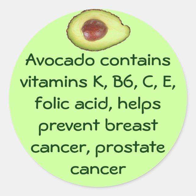 Adesivo Avocado (Frente)