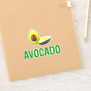 Adesivo Avocado, adoro abacate