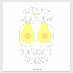 Adesivo Avocado Pode Fazer Todo Mundo Feliz