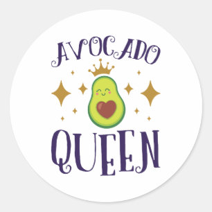 Adesivo Avocado Queen