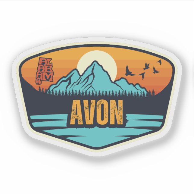 Adesivo Avon, Alabama (Frente)