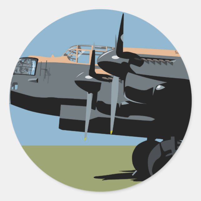 Adesivo Avro Lancaster Bomber (Frente)