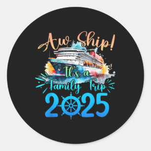 Adesivo Aw Navega Sua Viagem Familiar 2025 Cruise Summer V