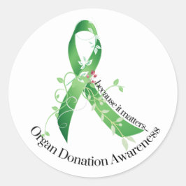 Adesivo Awareness Ribbon Organ Donation Awareness