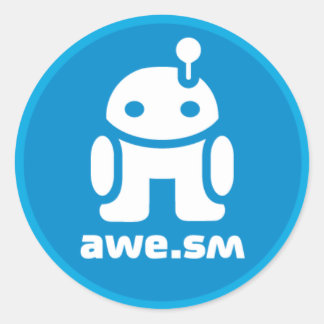 Adesivo Awe.sm-o Sticker (Azul)
