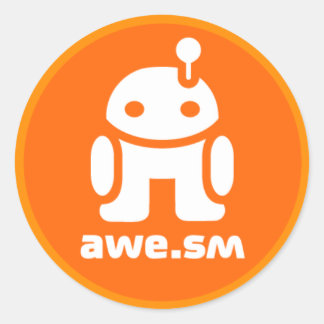 Adesivo Awe.sm-o Sticker (Laranja)