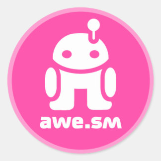 Adesivo Awe.sm-o Sticker (Rosa)