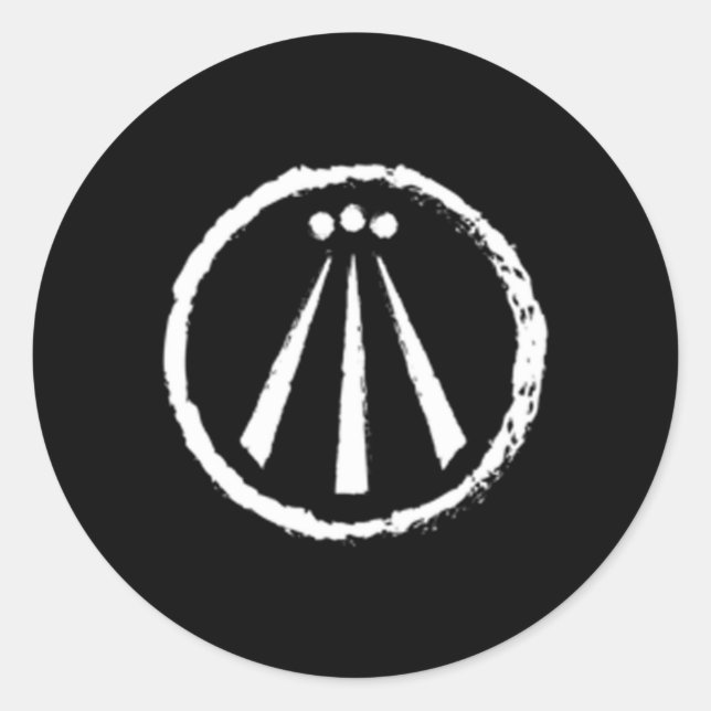 Adesivo Awen Druid Pagan Celtic Símbolo Wiccan (Frente)