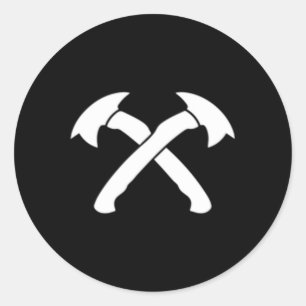 Adesivo Ax Jogando Chets Cruzados Para Gelador