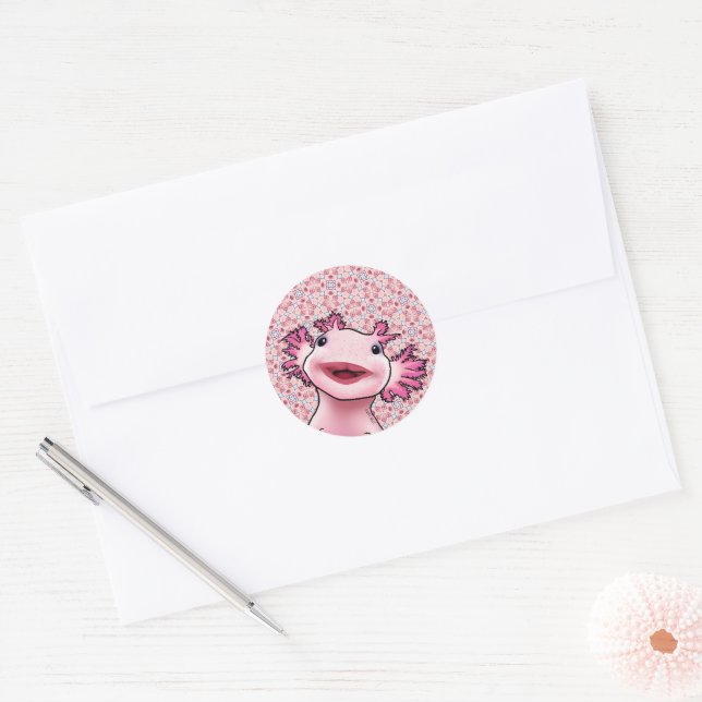 Adesivo Axolotl (Envelope)