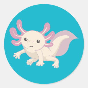 Adesivo Axolotl adorável pequenino