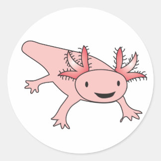 Adesivo Axolotl Cute Salamander