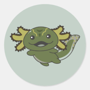 Adesivo Axolotl Diferentes Tipos De Animais Em Cuta Axolot