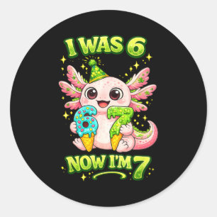 Adesivo Axolotl fazia 6 7 anos 67 meme engraçado seis sete