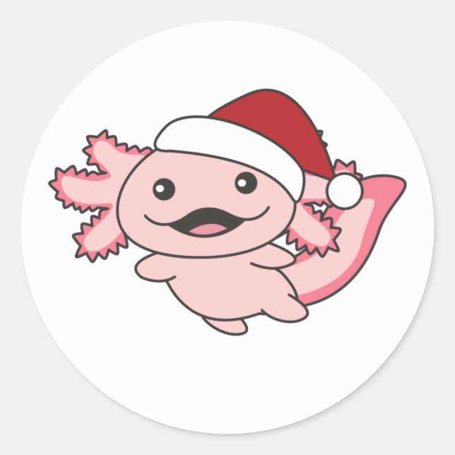 Adesivo Axolotl Felry Natal Axolotl (Frente)
