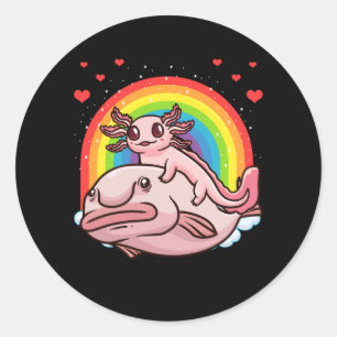 Adesivo Axolotl Kawaii Blobfish