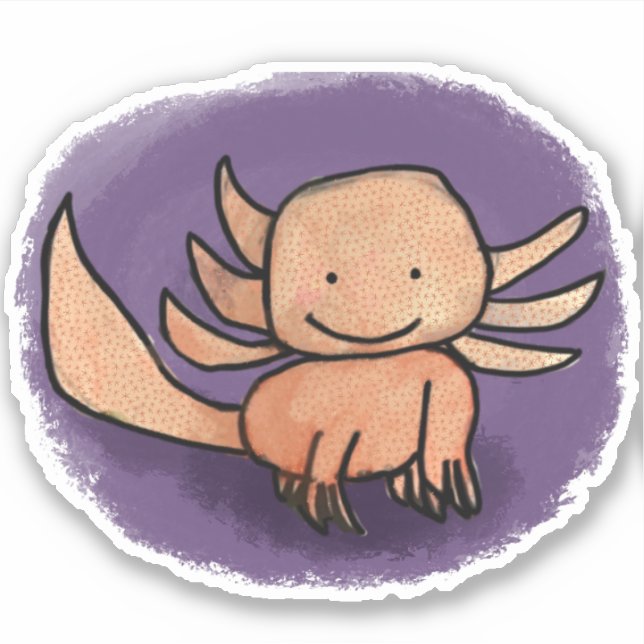 Adesivo Axolotl Sticker (Frente)