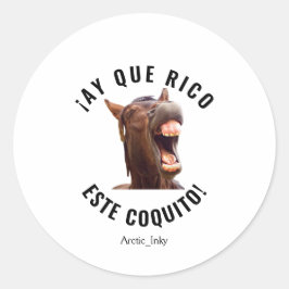 Adesivo Ay Que Rico Este Coquito!